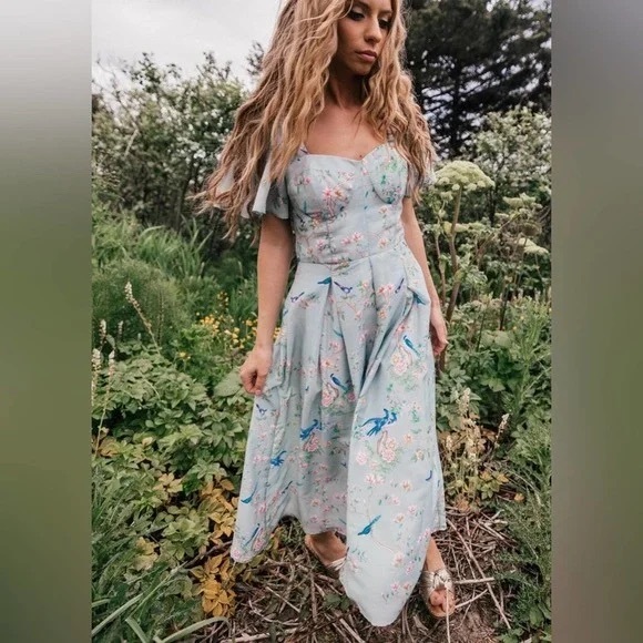 JessaKae XXS Floral You Can Fly Dress NWOT - Picture 2 of 4